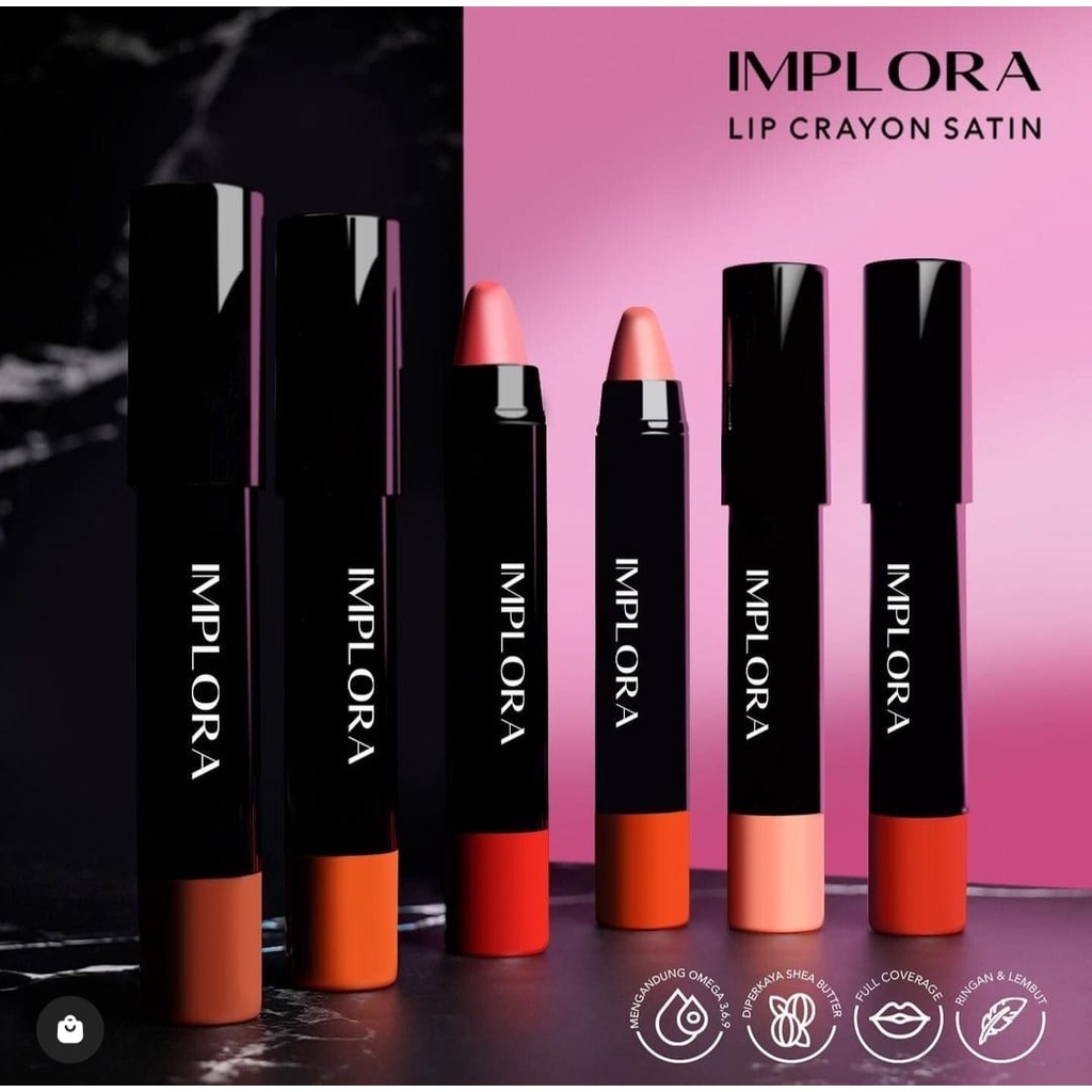 Implora Lip Satin Crayon Nisadkc