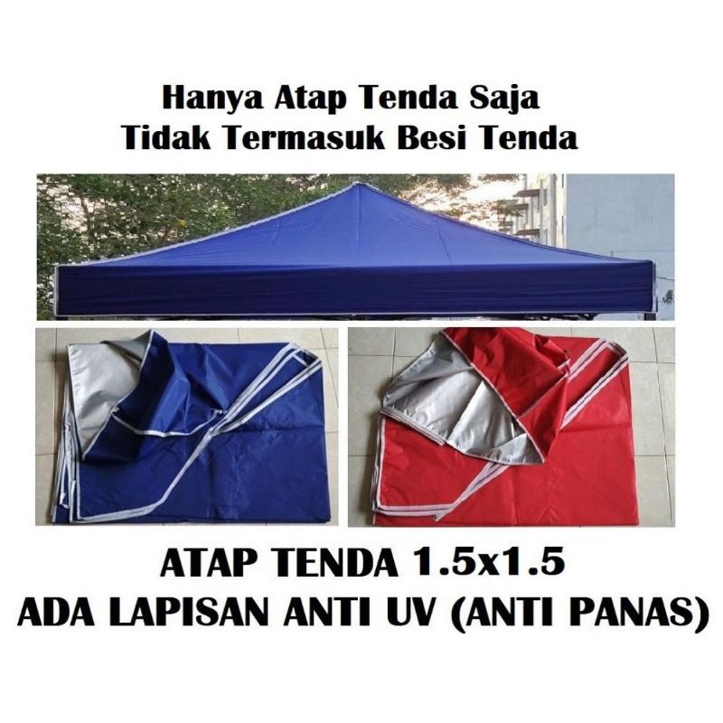 Terpal Atap  Ukuran 1.5x1.5 Anti Panas