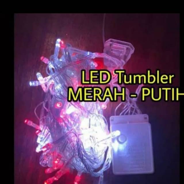 Lampu tumbler warna warniLampu LED Merah putih termurah