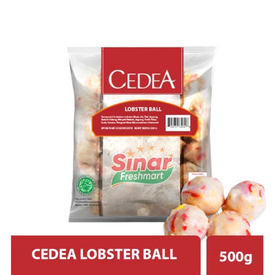 

[SINAR.FRESHMART] CEDEA Lobster Ball /Bakso Lobster [500gr]