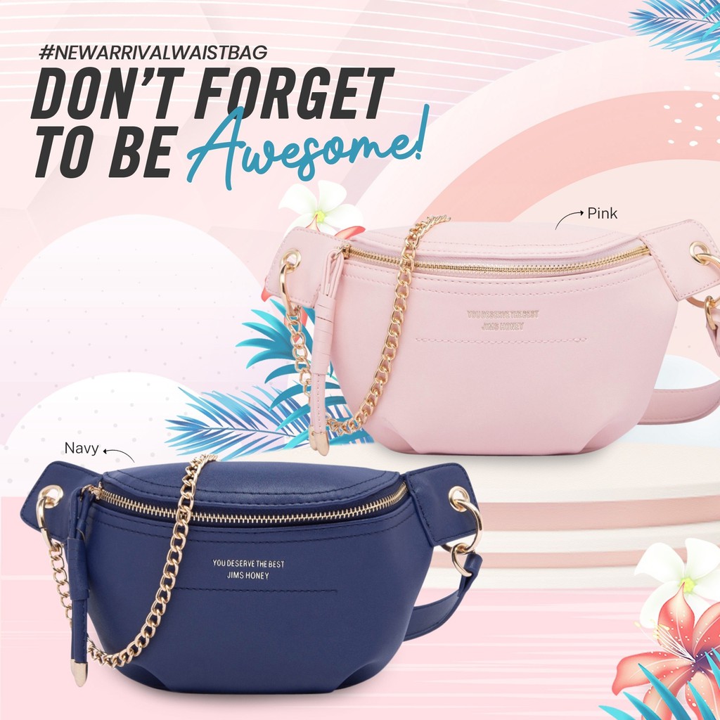 Tas Pinggang Wanita JIMS HONEY HANNA BAG Murah Import Tas Pinggang Wanita JIMS HONEY HANNA BAG Murah Import