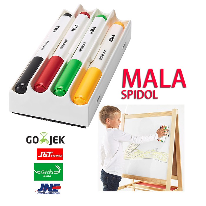 

MALA Spidol Papan Tulis isi 4 Aneka Warna SPIDOL WARNA WARNI