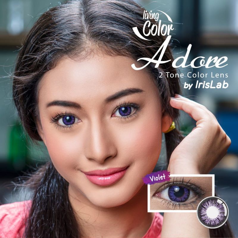 {BISA COD} SOFTLENS LIVING COLOR ADORE BY IRISLAB (NORMAL)