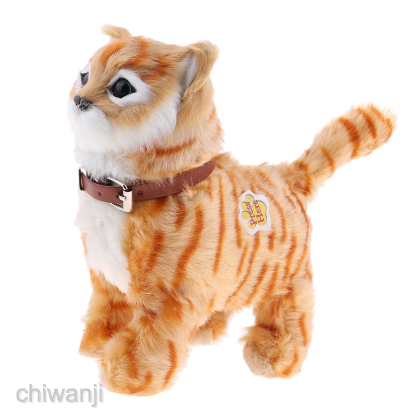 stuffed cat that meows