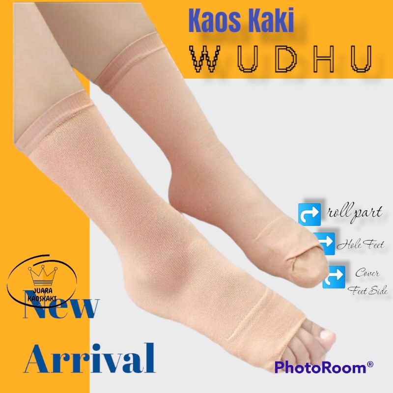 Kaos Kaki Wudhu Muslimah Polos Murah