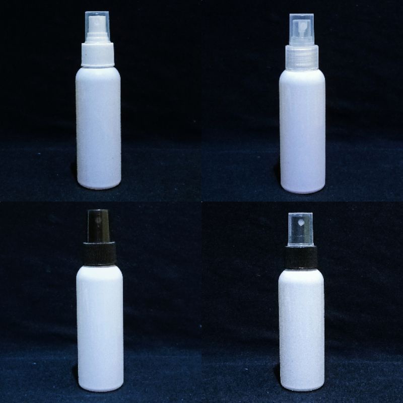 Botol Spray 100ml Putih / Botol 100ml Putih Tutup Spray / Botol PET 100ml Putih / Botol Semprot 100ml Putih