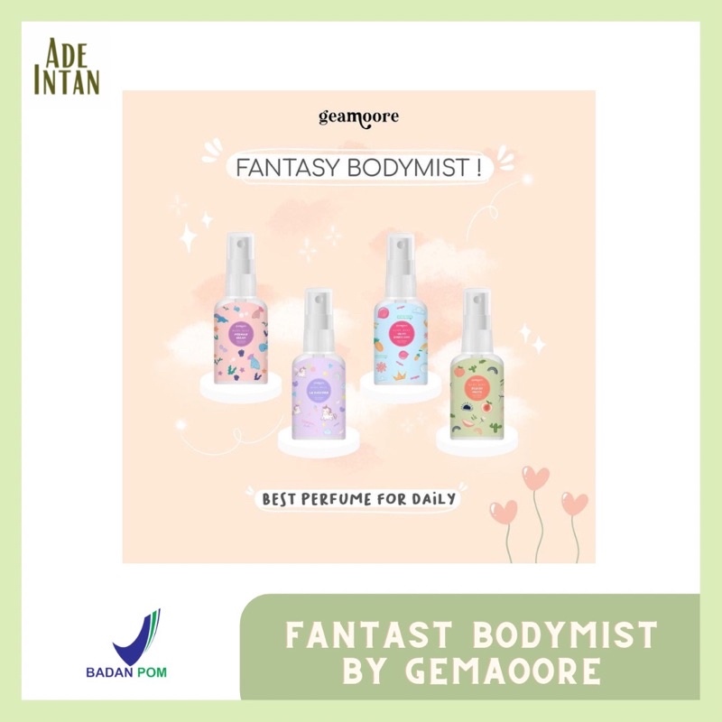 [BPOM] GEAMOORE BODY MIST 30 ML / BODYMIST GEAMOORE