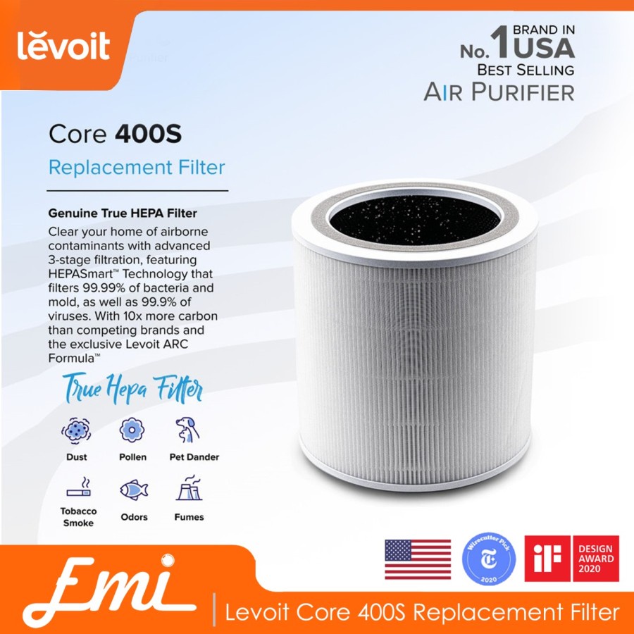 Spare Part Levoit Replacement HEPA Filter H13 for All Type Levoit