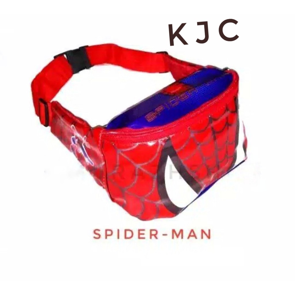 KIANJAYACOLLECTION89 - WAISTBAG ULTRAMEN MARVEL SPIDER CAPT AMRIK TERMURAH !!