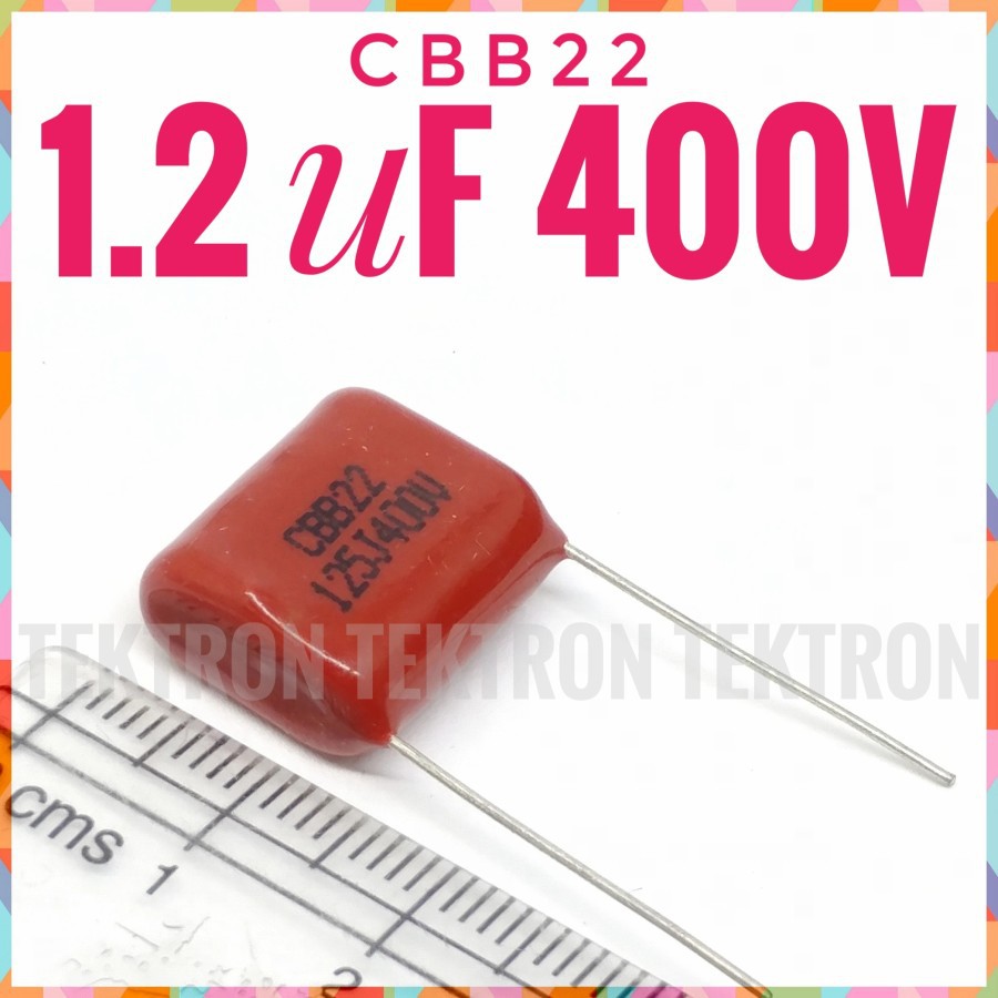 CBB22 125J400V 1.2uf Mylar Polyester Film Capacitor 125
