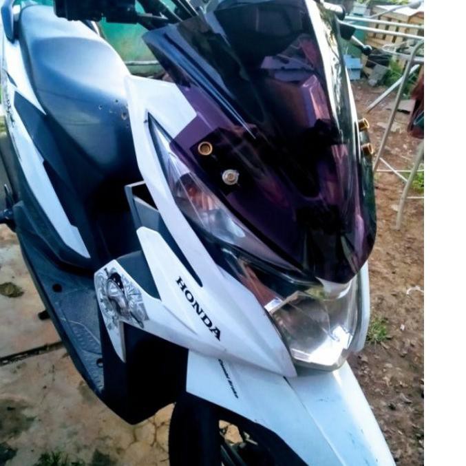 ← Visor*winshield*modifikasi*motor*Beat*street*pop*F1*lama#Vario125*150bonus breket*universal&baut4