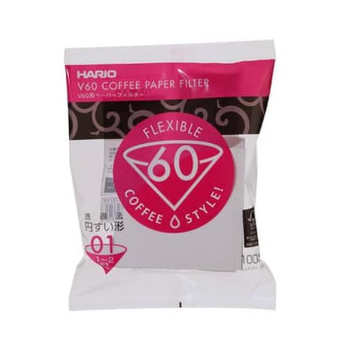 

Hario V60 V01 Paper Filter White 100 pcs - Kertas Saring Kopi Putih