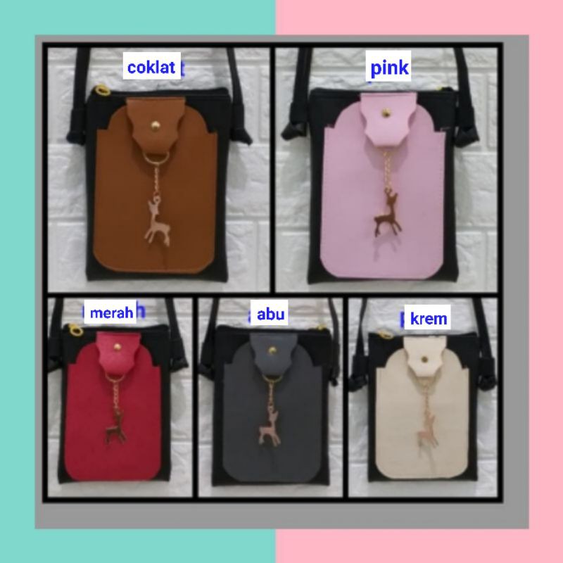 [MELDI] SLING BAG RUSA LUCU LIKE IMPORT SLING HP SLING PHONE MINI BAG