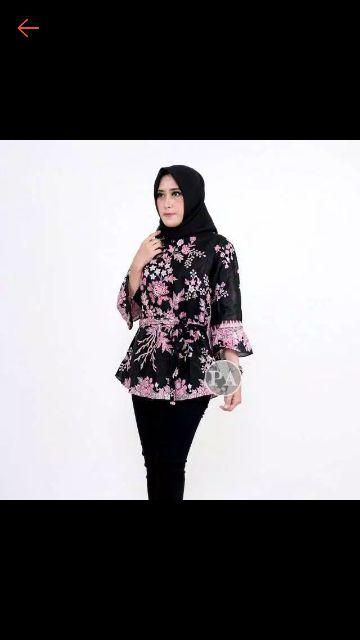 Atasan Batik Dolby Dolbi Dobby Doby Tenun Sutra Tulis Halus Katun Atbm Baron ,sarombit Atasan