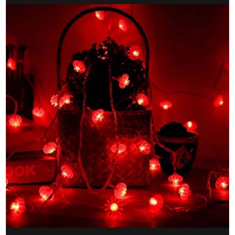 HOT PROMO Led Lampion Imlek Hiasan Pohon Merah