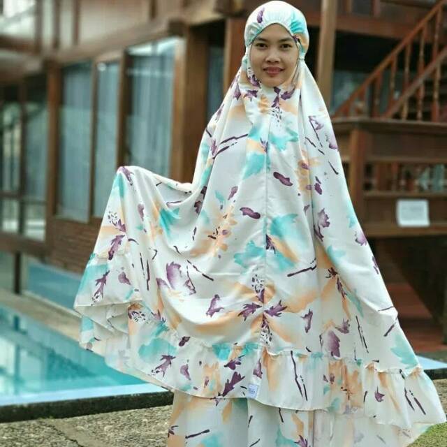 Mukena dewasa afsha afilia telekung cantik.. LIMITED EDITION