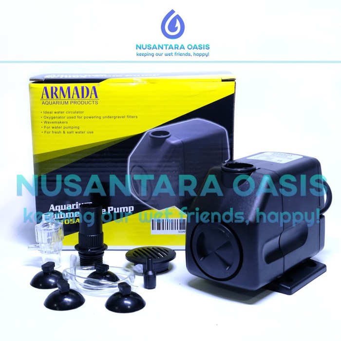 pompa air celup aquarium armada sp 105 a submersible pump