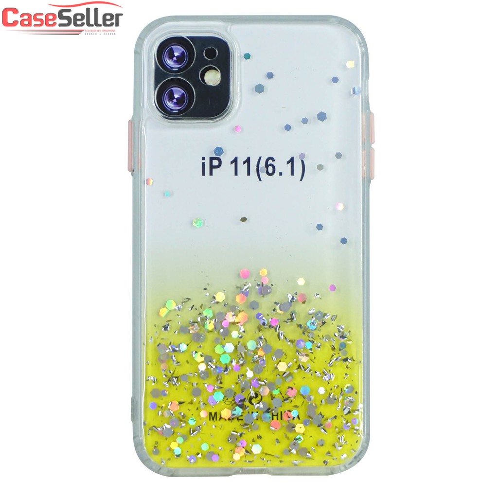 Case Iph XR | Iph XS | Iph XS Max Case Casing Soft Fuze Glitter Bumper Glitter Dove Candy Glitter