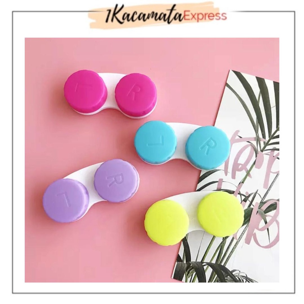 Tempat softlens case mini bunga