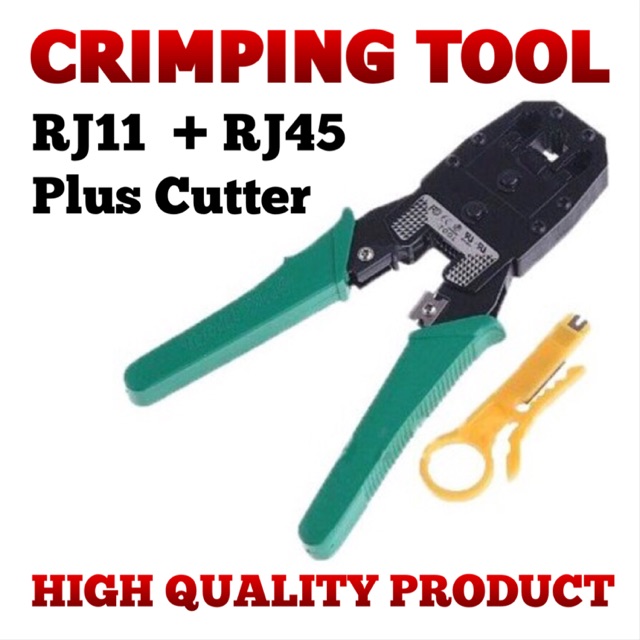 CRIMPING TOOL - TANG CRIMPING STANDARD 3 IN 1 ( RJ45 + RJ11 + Cable Cutter )