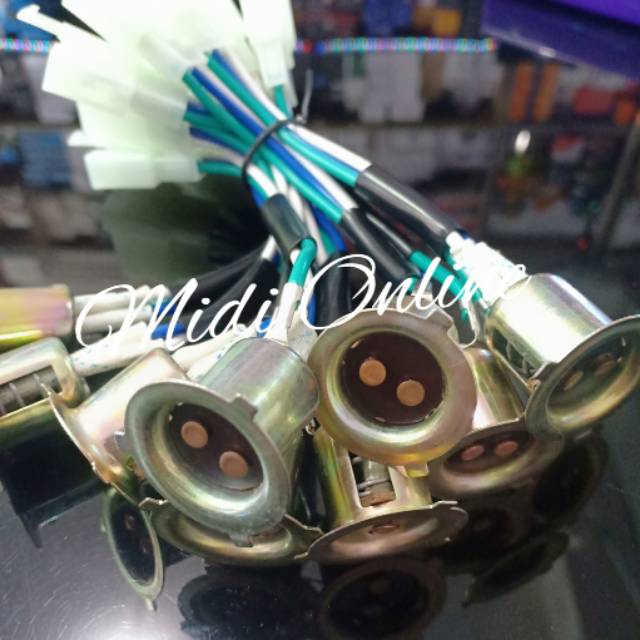 Soket Lampu Depan Motor Matic Bebek - Soket Lampu Depan Dudukan H6