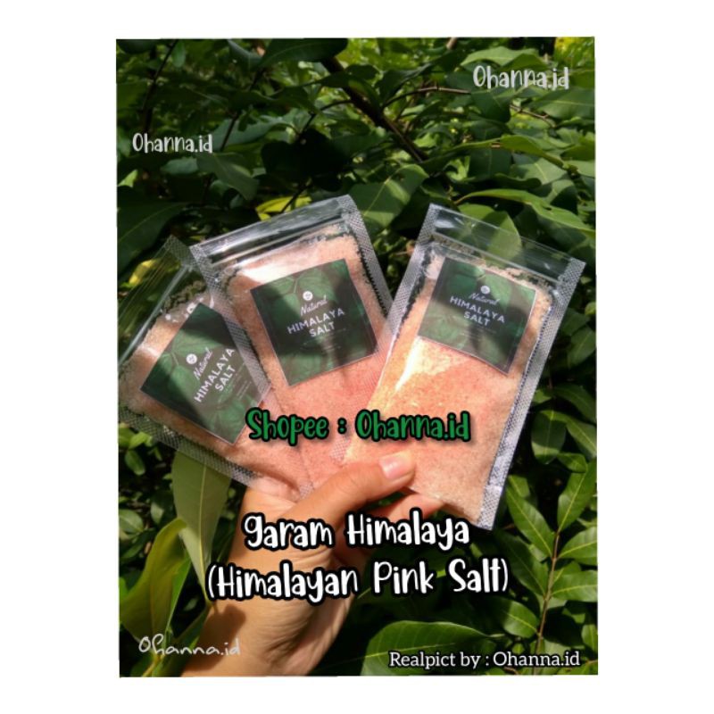 

[BISA COD] PROMO TERMURAH Pure Garam Himalaya 50 100 gr - Natural Himalayan Pink Salt - Himsalt