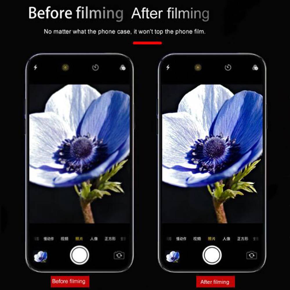 Pelindung Layar Tempered Glass Flexible Untuk Iphone 11 12 Pro Max Mini 7 8 Plus X Xs Max Xr Se 2020