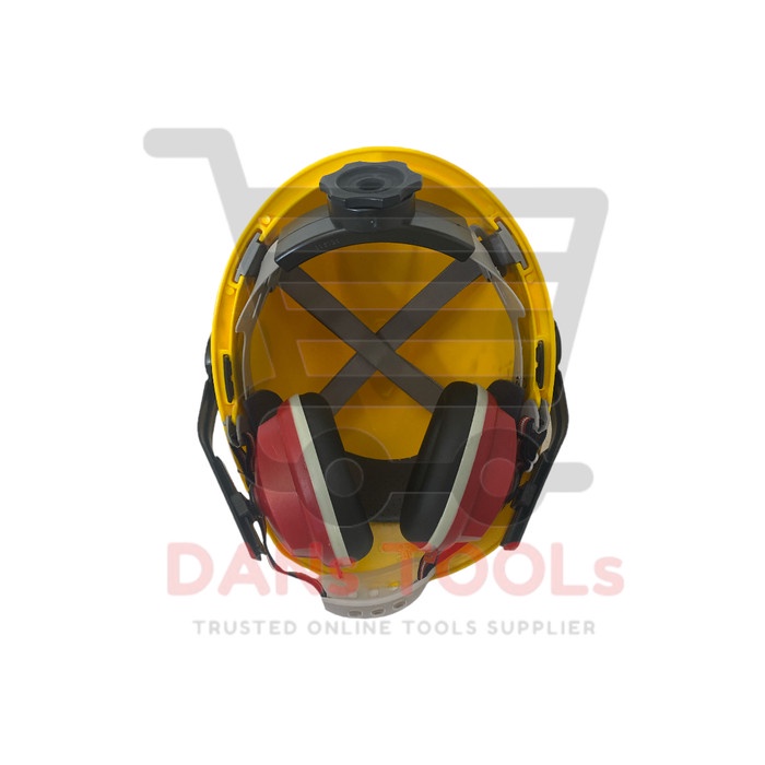 Helm Topi Proyek Set Ear Muff Putar - Fastrack V-Gard - Safety Helmet