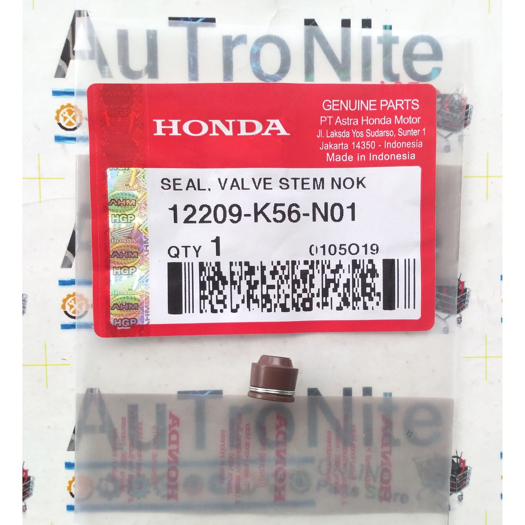 Seal klep Valve Stem 12209-K56-N01 Original Honda Genio Beat Supra GTR Sonic CB CBR 150 PCX  AirBlad