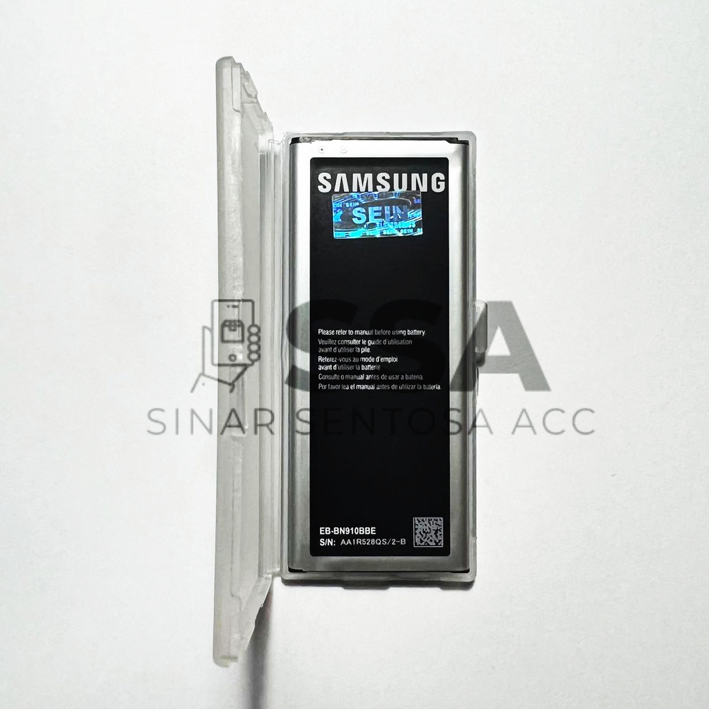 Baterai Original 100% Samsung Galaxy Note 4 N9100 EB-BN910BBE N910 Batre Batrei Batrai Battery Note4 Ori HP Awet Garansi