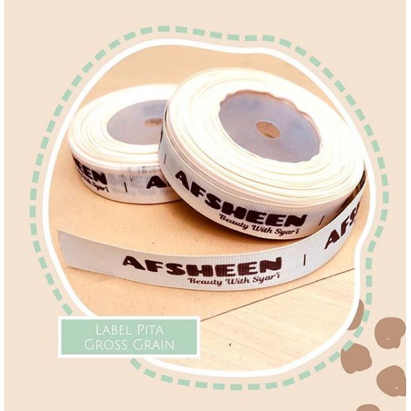 

Label Pita grosgrain - Pita hiasan Custom