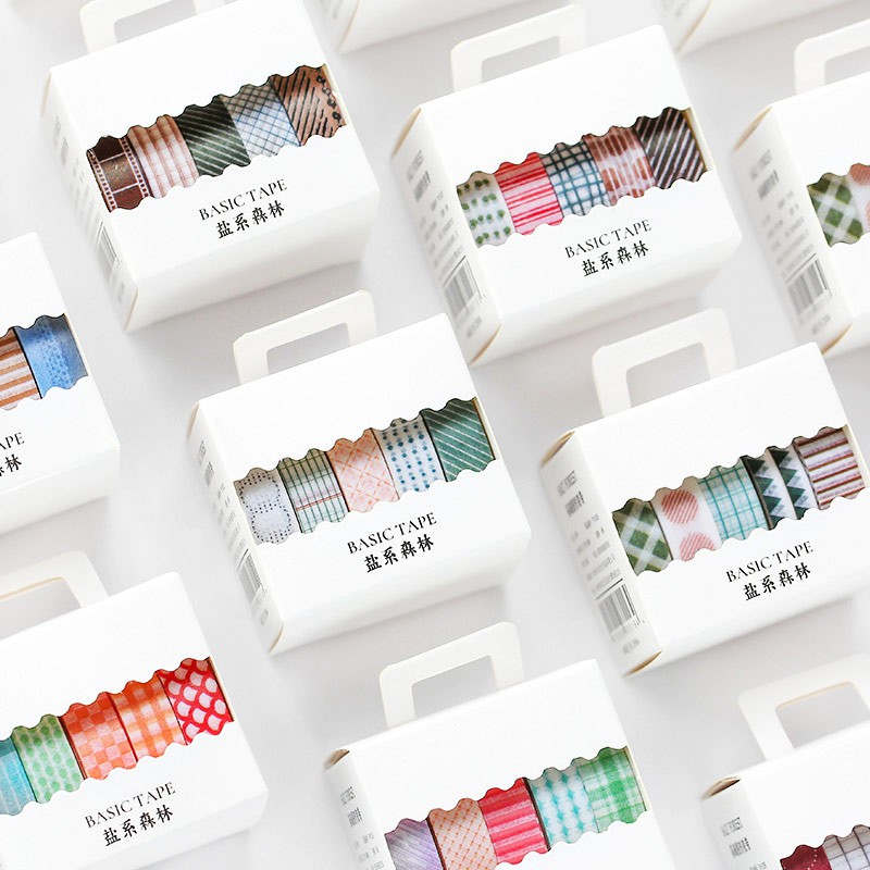 

Masking Tape Set 5Pc Salt Forest [Creativ]