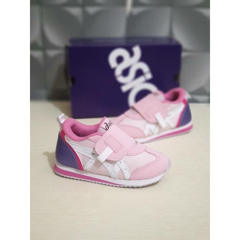 sepatu anak perempuan Perekat Purple Pink