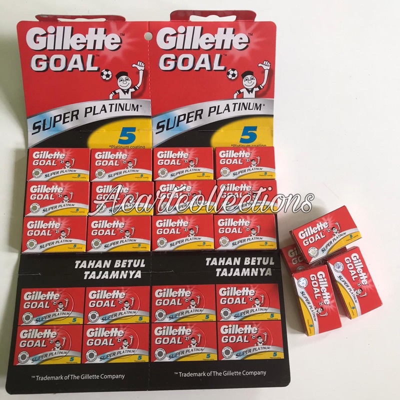 GILLETTE GOAL SUPER PLATINUM SATUAN