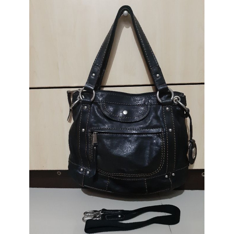 Tas Fossil liberty preloved warna hitam
