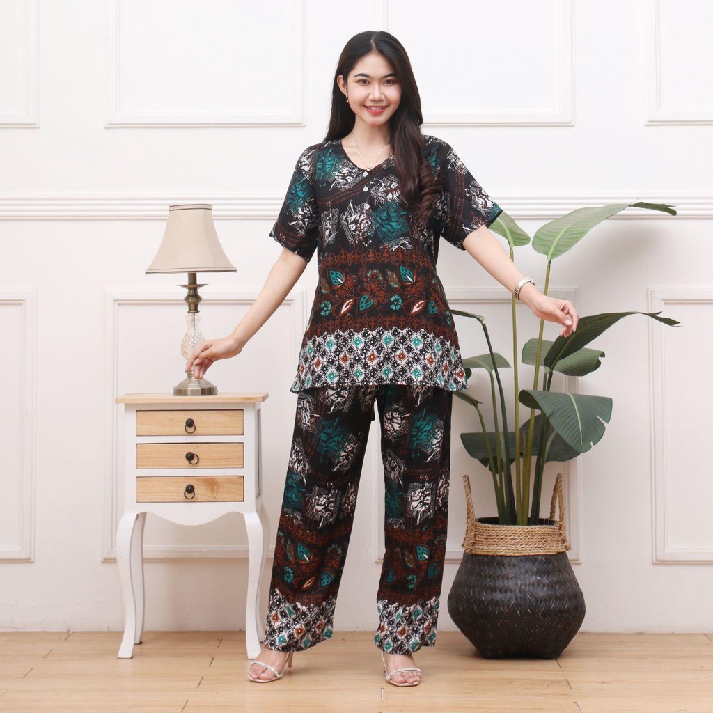 Setelan Cp SHABIRA Baju Tidur Setelan Import