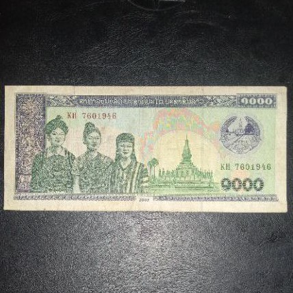 uang kertas Laos 1000 kip