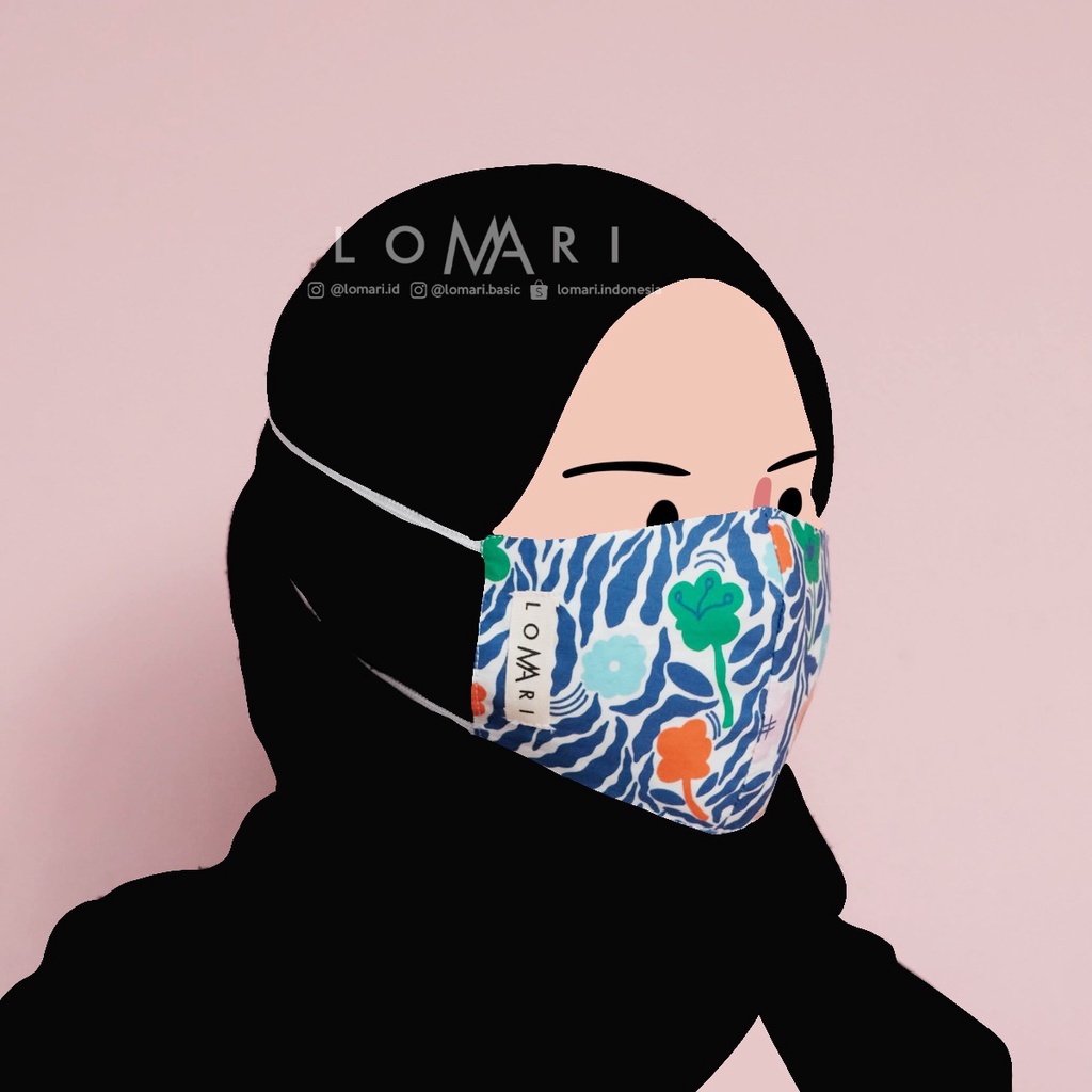 POPPY SERIES (Masker Kain Exclusive by Lomari)