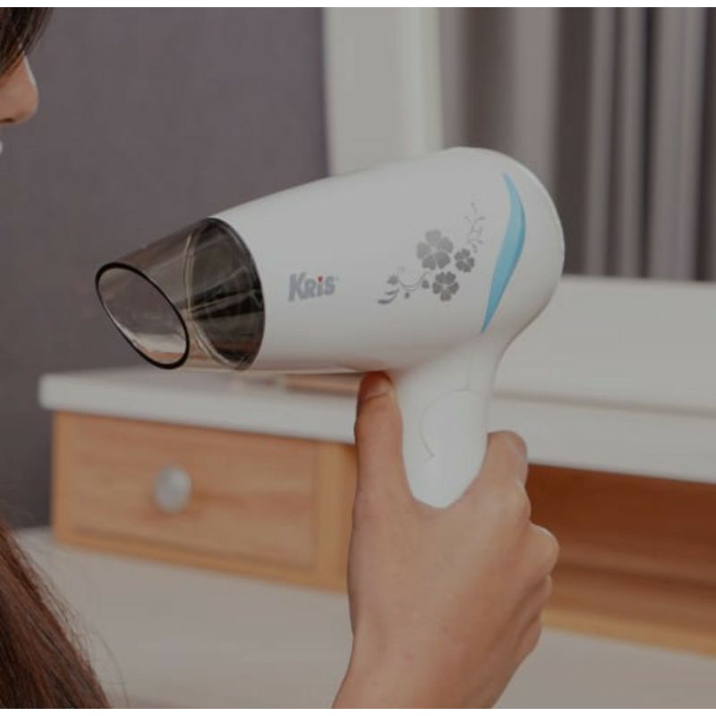 KRIS HAIR DRYER PH2603 PUTIH 600W/ACE HAIR DRYER W/ BLISTER CARD/ACE KRIS PENGERING RAMBUT 600WATT