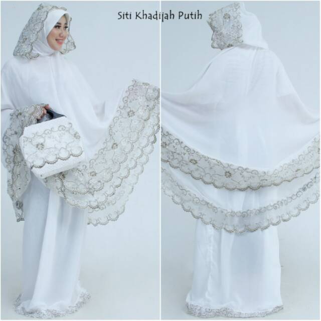Mukena Siti Khadijah warna Putih