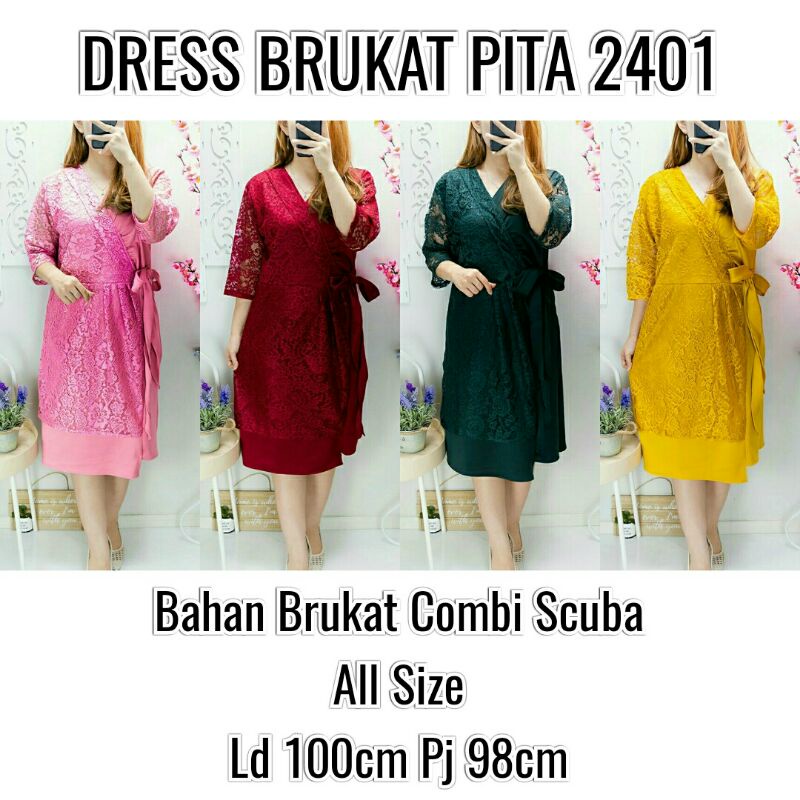 2401 DRESS BRUKAT PITA