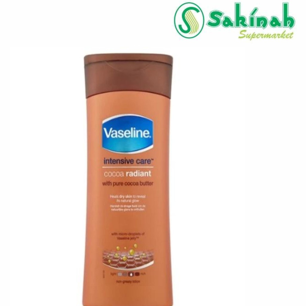 Vaseline Lotion Intensive Care Cocoa Radiant 200Ml