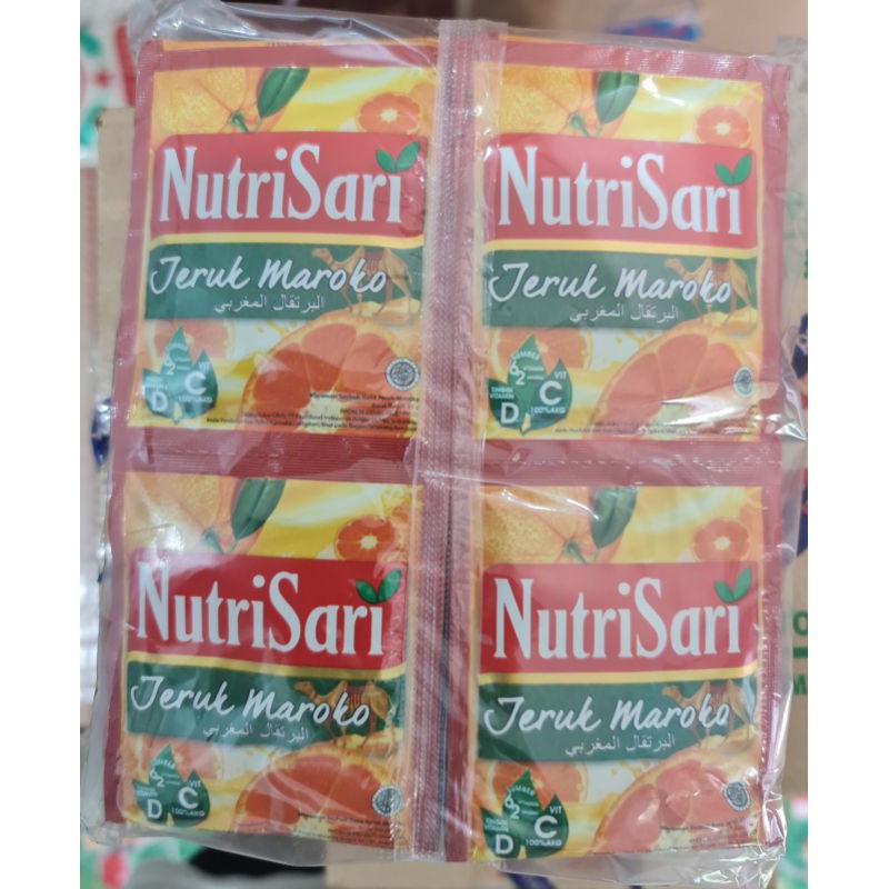 

NUTRISARI JERUK MAROKO 1RENTENG=10bks_14g.