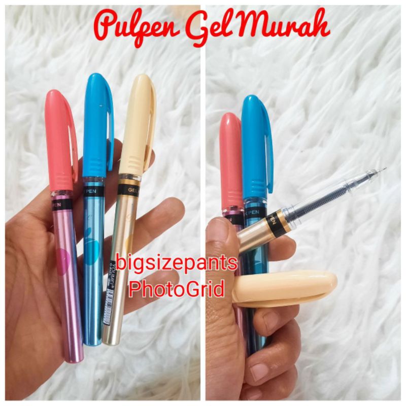 

BIGSIZEPANTS - PULPEN TINTA GEL / GEL INK PEN / IPEN XS 8010 0.5 MM / PENA SEKOLAH / BOLPOIN KERJA