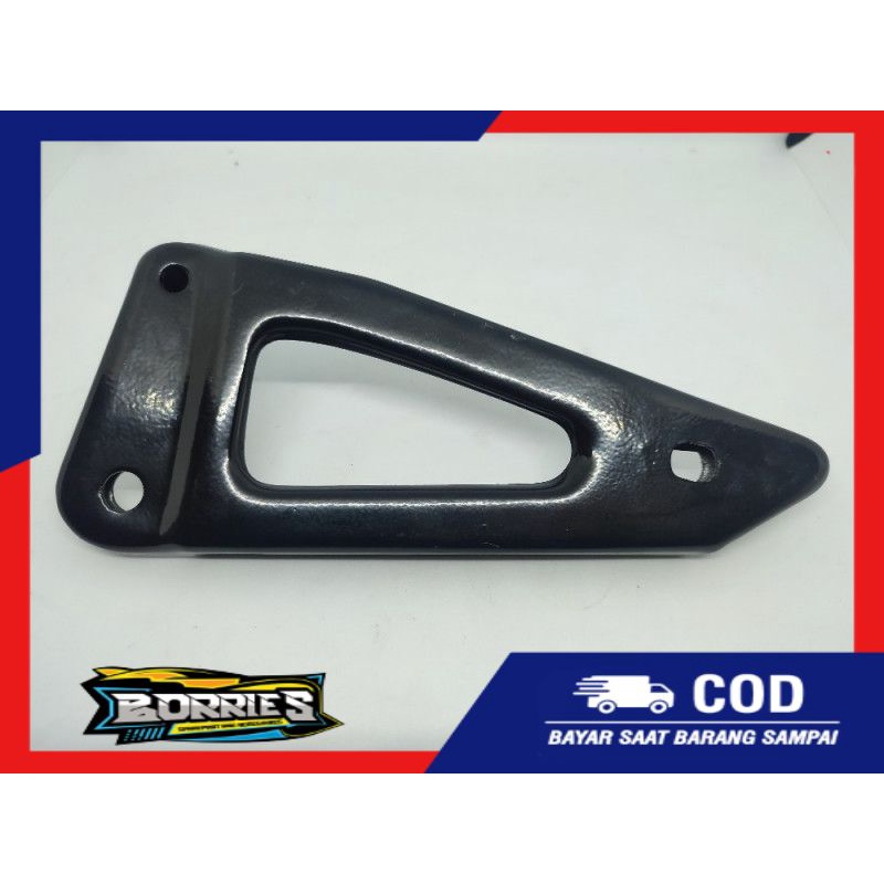 BREKET BRACKET GANTUNGAN KNALPOT RX K RX KING COBRA HITAM