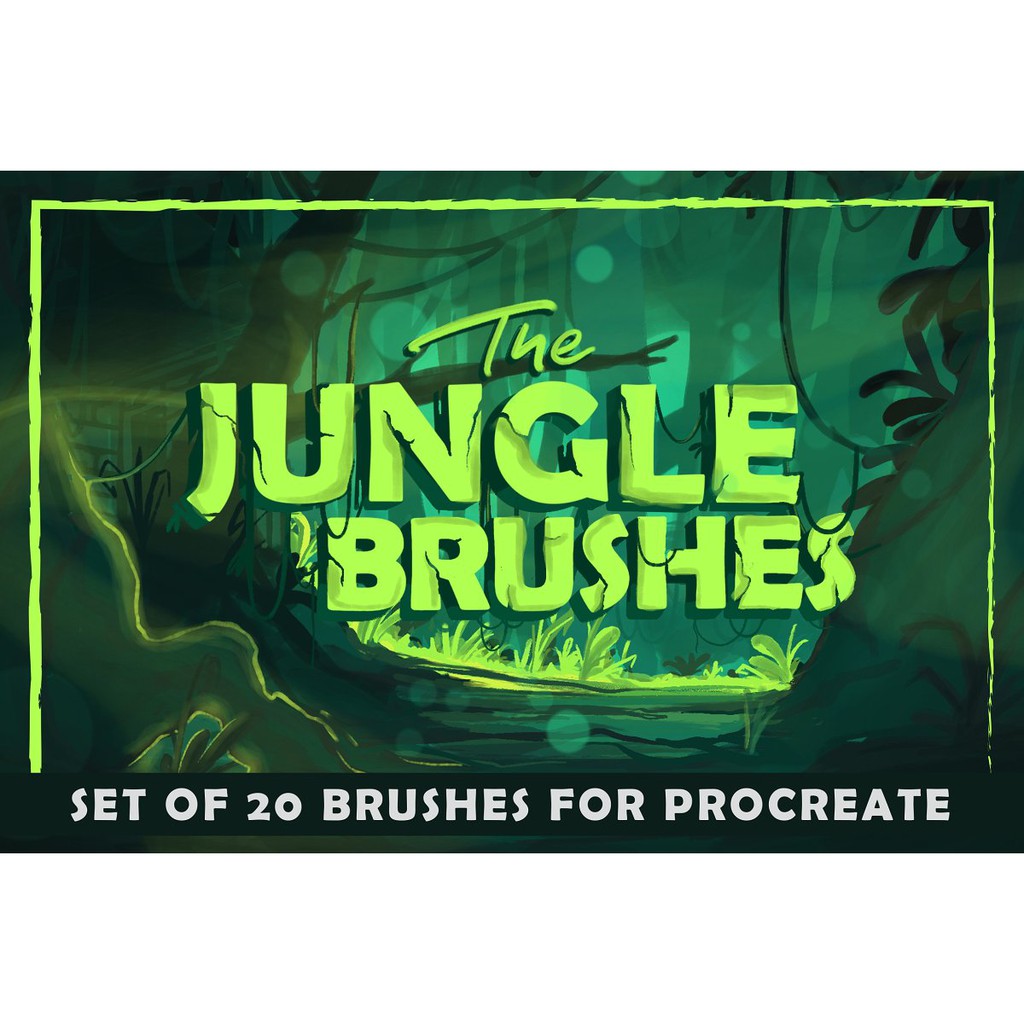 Procreate Brush - The Jungle Procreate Brushes