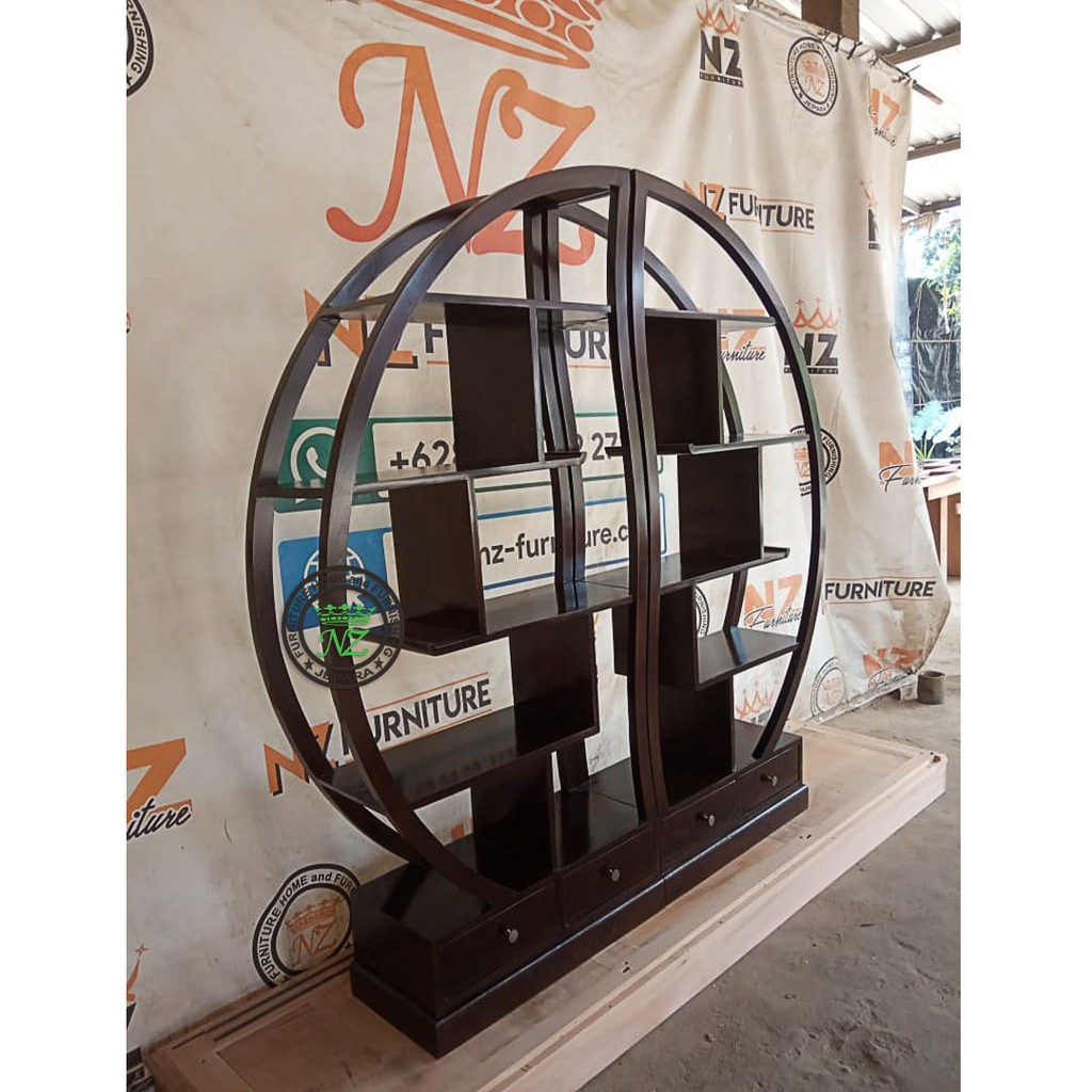 Rak Buku Yin yang NZ Furniture