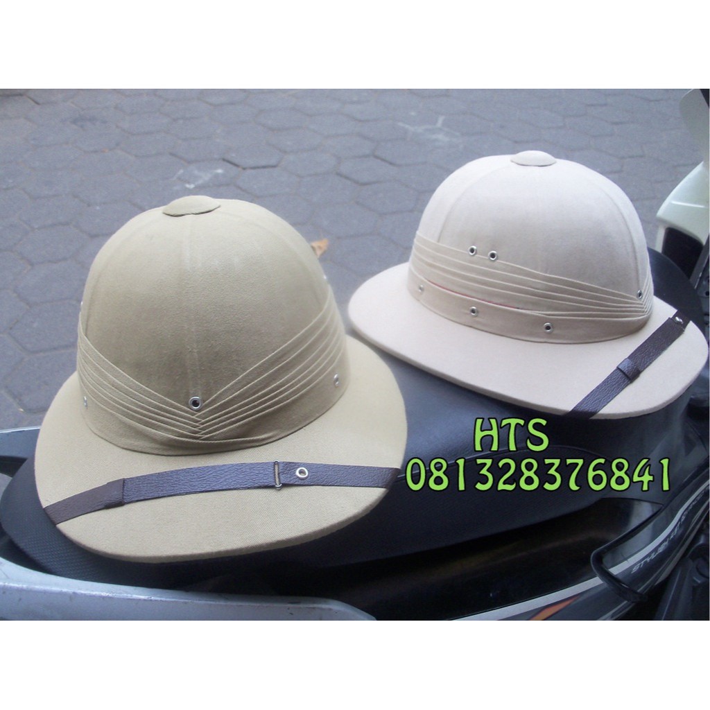 Promo topi onthel topi polka topi klasik era kolonial bahan kain adem di pake topi sepeda termurah