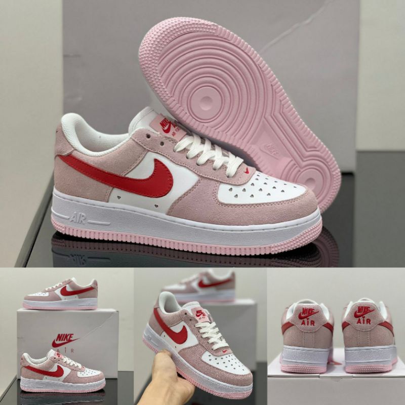 Sepatu Nike Air Force 1 Pink Red Premium Original Quality