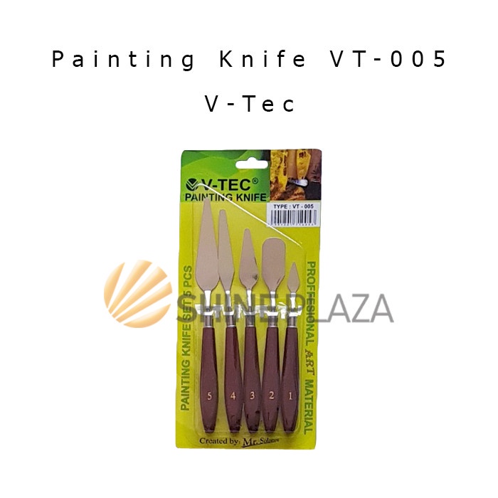 

Painting Knife V-Tec Set VT-005 - Pisau Palet Paint Knife V-Tec Set